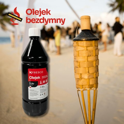 Paliwo olej do lamp, pochodni i świec 1,0L TRUSKAWKA Paliwo olej do lamp, pochodni i świec 1,0L TRUSKAWKA