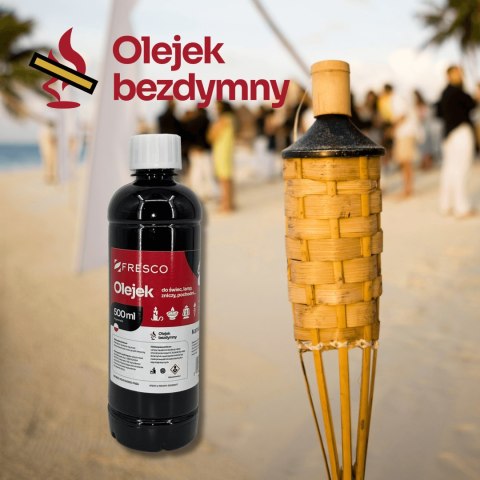 Paliwo olej do lamp, pochodni i świec 500ml TRUSKAWKA Paliwo olej do lamp, pochodni i świec 500ml TRUSKAWKA