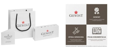 Smartwatch Damski Giewont GW330-4 Różowe Złoto-Róż Pudrowy Pasek Silikonowy + Czarna Bransoleta Smartwatch Damski Giewont GW330-4 Różowe Złoto-Róż Pudrowy Pasek Silikonowy + Czarna Bransoleta