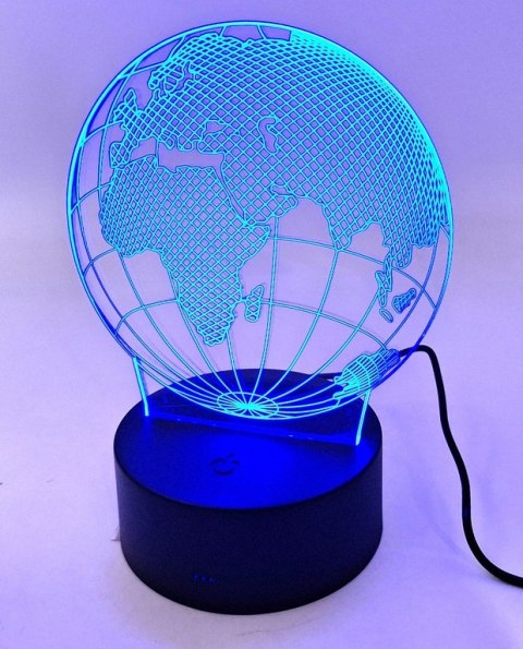 Lampka LED - Globus - 7 różnych kolorów - USB - P108 Lampka LED - Globus - 7 różnych kolorów - USB - P108