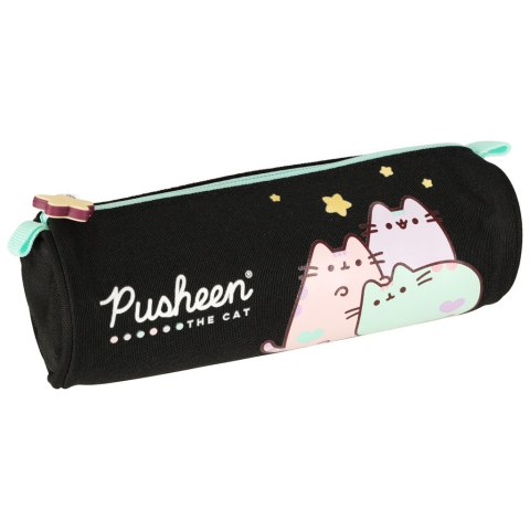 Piórnik szkolny saszetka tuba czarny Pusheen Pastel Piórnik szkolny saszetka tuba czarny Pusheen Pastel