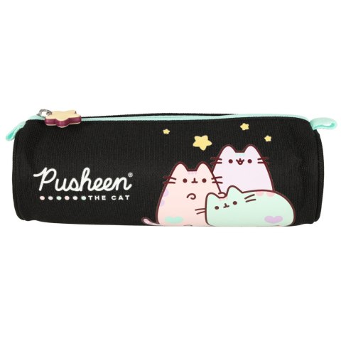 Piórnik szkolny saszetka tuba czarny Pusheen Pastel Piórnik szkolny saszetka tuba czarny Pusheen Pastel