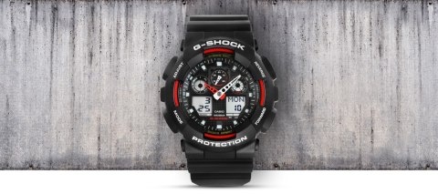 Zegarek Męski CASIO G-SHOCK GA-100-1A4ER + BOX Zegarek Męski CASIO G-SHOCK GA-100-1A4ER + BOX