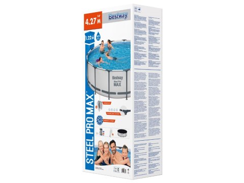 Bestway basen stelażowy 427x122cm 10w1 5612X Bestway basen stelażowy 427x122cm 10w1 5612X