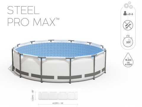 Bestway basen stelażowy 427x122cm 10w1 5612X Bestway basen stelażowy 427x122cm 10w1 5612X