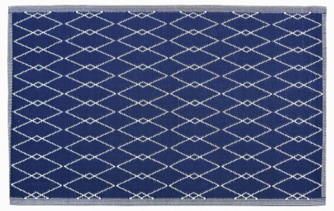 Dywan zewnętrzny 120x170 Inez na balkon taras czarny geometria Dywan zewnętrzny 120x170 Inez na balkon taras czarny geometria