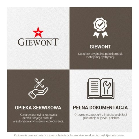 Smartwatch Giewont GW120-1 Różowe Złoto-Różowy Smartwatch Giewont GW120-1 Różowe Złoto-Różowy