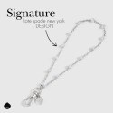 Kate Spade New York Universal Phone Charm Wristlet - Uniwersalna smyczka do telefonu (Dazzle Chain Silver)