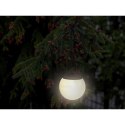 LAMPA SOLARNA PLASTIKOWA KULA WISZĄCA NA KLIPS 10X30CM