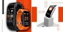 Smartband Giewont Fit&GO Duo GW200-9 - Black + Pasek Orange Power