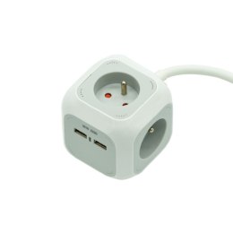 Listwa zasilająca 4 gniazda 2 USB ALEA Power 1,4m Brennenstuhl 1150101