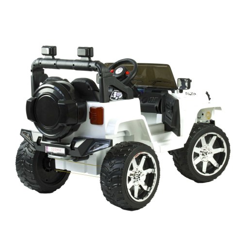 Auto na akumulator dla dzieci 4x4 skóra EVA pilot CAR-JM-17-BIAŁY Auto na akumulator dla dzieci 4x4 skóra EVA pilot CAR-JM-17-BIAŁY