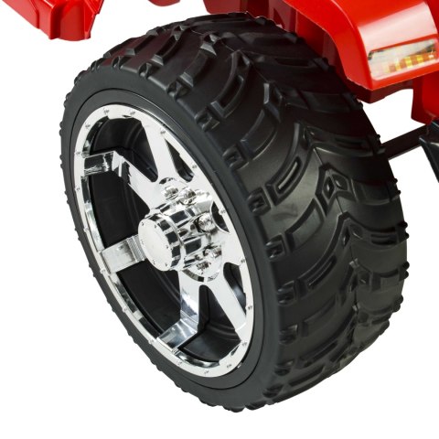 Auto na akumulator dla dzieci 4x4 skóra EVA pilot CAR-JM-17-BIAŁY Auto na akumulator dla dzieci 4x4 skóra EVA pilot CAR-JM-17-BIAŁY