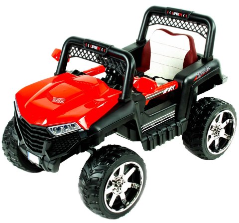 Auto na akumulator dla dzieci 4x4 skóra EVA pilot CAR-JM-6-CZERWONY Auto na akumulator dla dzieci 4x4 skóra EVA pilot CAR-JM-6-CZERWONY