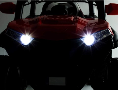Auto na akumulator dla dzieci 4x4 skóra EVA pilot CAR-JM-6-CZERWONY Auto na akumulator dla dzieci 4x4 skóra EVA pilot CAR-JM-6-CZERWONY