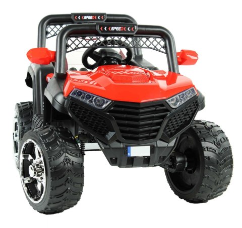 Auto na akumulator dla dzieci 4x4 skóra EVA pilot CAR-JM-6-CZERWONY Auto na akumulator dla dzieci 4x4 skóra EVA pilot CAR-JM-6-CZERWONY