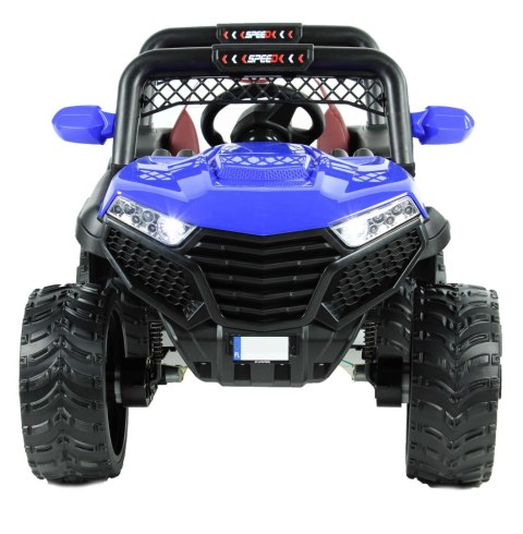 Auto na akumulator dla dzieci 4x4 skóra EVA pilot CAR-JM-6-NIEBIESKI Auto na akumulator dla dzieci 4x4 skóra EVA pilot CAR-JM-6-NIEBIESKI