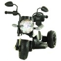 Motor na akumulator dla dzieci Trike światła muzyka MOTO-SX-4-BIALY