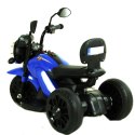 Motor na akumulator dla dzieci Trike światła muzyka MOTO-SX-4-NIEBIESKI