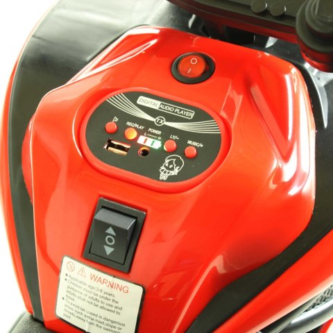 Motor na akumulator dla dzieci kufer MOTO-SX-5-CZERWONY Motor na akumulator dla dzieci kufer MOTO-SX-5-CZERWONY