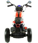 Motor na akumulator pompowane koła skóra manetka MOTO-L-6-AIR-CZERWONY