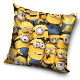 Poszewka velvet 40x40 Minionki