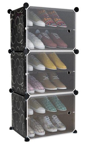 Szafka na buty Iso Trade 44,5 x 93 x 30 cm czarny Szafka na buty Iso Trade 44,5 x 93 x 30 cm czarny