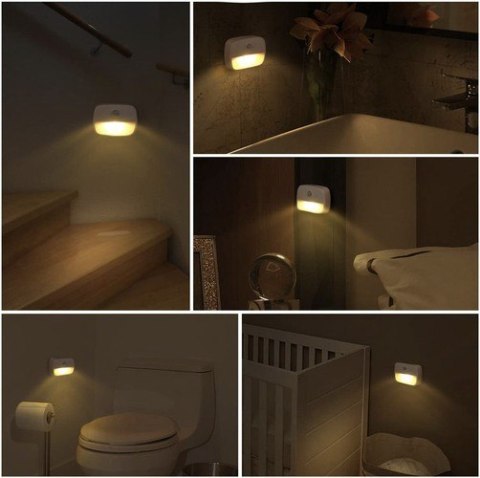 Lampka nocna LED z czujnikiem ruchu Izoxis 22090 Lampka nocna LED z czujnikiem ruchu Izoxis 22090