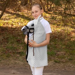 Peleryna Skippi dla Hobby Horse - szara - prezent dla dziewczynki