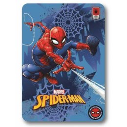 Koc polarowy 100x140 Spiderman niebieski pled dziecięcy S24