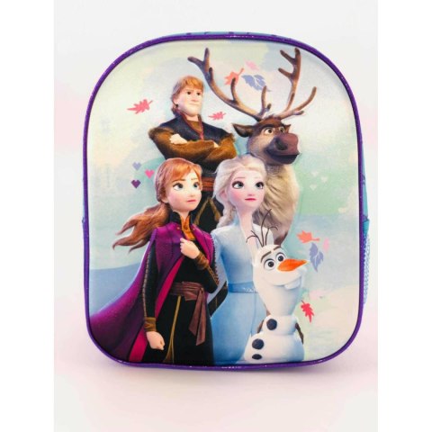 Plecak 3D do przedszkola Frozen 6 Kraina Lodu błękitny P24