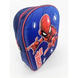 Plecak 3D do przedszkola Spiderman 3 granatowy czerwony P24