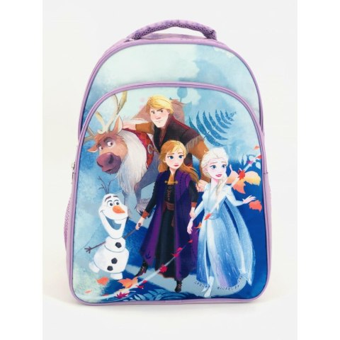 Plecak szkolny Frozen Anna i Elsa fioletowy SZ24