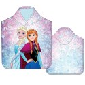 Poncho dla dzieci 50x100 Frozen Anna Elza różowy ręcznik z kapturem dziecięcy S24