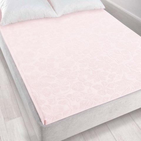 Prześcieradło frotte bez gumki 155x205 Tulipan różowe jasne 7232 żakardowe Zwoltex Prześcieradło frotte bez gumki 155x205 Tulipan różowe jasne 7232 żakardowe Zwoltex