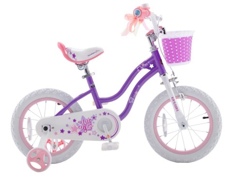 RoyalBaby Rower dziecięcy STAR GIRL 16cal koszyk kółka boczne RB16G-1 RoyalBaby Rower dziecięcy STAR GIRL 16cal koszyk kółka boczne RB16G-1