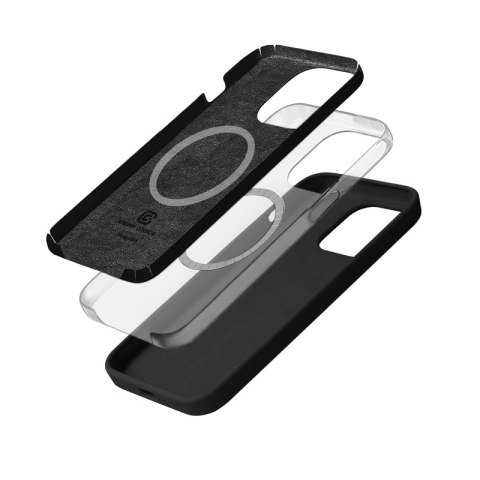 Crong Color Cover Magnetic - Etui iPhone 15 Pro Max MagSafe (czarny) Crong Color Cover Magnetic - Etui iPhone 15 Pro Max MagSafe (czarny)