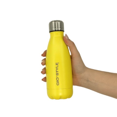 Butelka termiczna 0,35L Kamai Gio Style, stal nierdzewna, żółta Butelka termiczna 0,35L Kamai Gio Style, stal nierdzewna, żółta