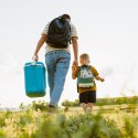 Lodówka turystyczna KAMAI ICEBERG 20L pasywna na wkłady TURKUSOWA