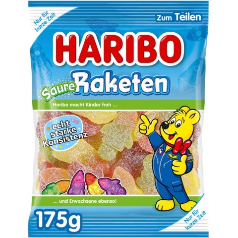 Haribo Saure Raketen Żelki 175 g