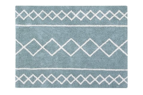 Lorena Canals Dywan bawełniany Oasis Vintage Blue Natural 120 x 160 cm Lorena Canals Dywan bawełniany Oasis Vintage Blue Natural 120 x 160 cm