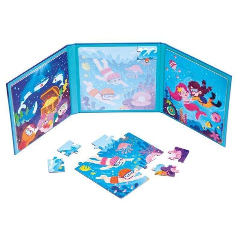 Magnetyczna książeczka puzzle 3w1 - Podwodny świat Magnetyczna książeczka puzzle 3w1 - Podwodny świat