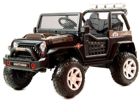Auto na akumulator dla dzieci 4x4 skóra EVA pilot CAR-JM-7-CZARNY Auto na akumulator dla dzieci 4x4 skóra EVA pilot CAR-JM-7-CZARNY