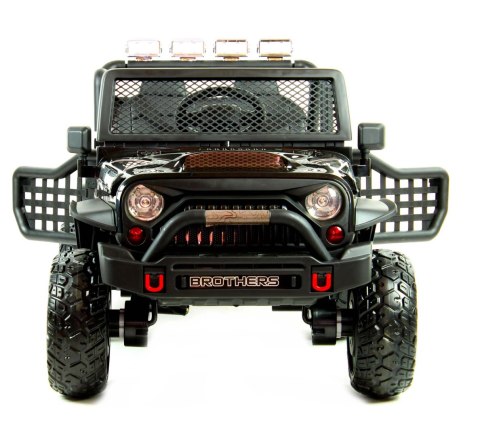 Auto na akumulator dla dzieci 4x4 skóra EVA pilot CAR-JM-7-CZARNY Auto na akumulator dla dzieci 4x4 skóra EVA pilot CAR-JM-7-CZARNY
