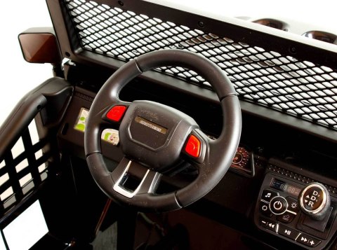 Auto na akumulator dla dzieci 4x4 skóra EVA pilot CAR-JM-7-CZARNY Auto na akumulator dla dzieci 4x4 skóra EVA pilot CAR-JM-7-CZARNY