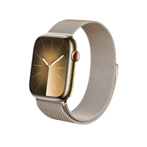 Crong Milano Steel - Pasek ze stali nierdzewnej do Apple Watch 42/44/45/49 mm (szampański) Crong Milano Steel - Pasek ze stali nierdzewnej do Apple Watch 42/44/45/49 mm (szampański)