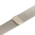 Crong Milano Steel - Pasek ze stali nierdzewnej do Apple Watch 42/44/45/49 mm (szampański)