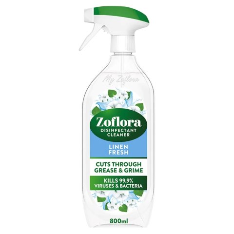 Zoflora Linen Fresh Uniwersalny Środek Dezynfekujący 800 ml