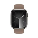 Crong Liquid - Pasek Apple Watch 42/44/45/49 mm (brązowy)