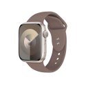 Crong Liquid - Pasek Apple Watch 42/44/45/49 mm (brązowy)